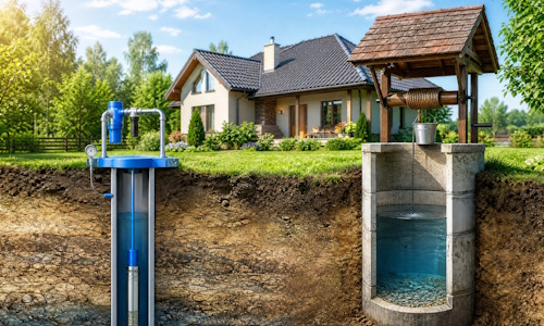 Автономное водоснабжение загородного дома Уфа: скважина или колодец 